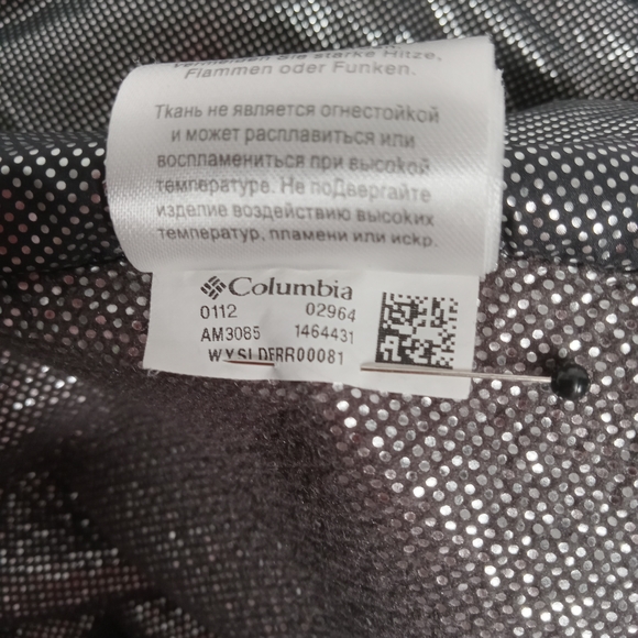 Columbia Men's Black and Dark Gray Performance Jacket LARGE - Picture 15 of 15